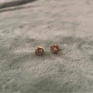 18k gold plated sterling silver earrings